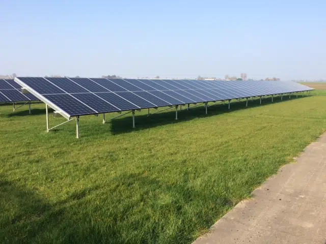 Solar tafel eindresultaat montage